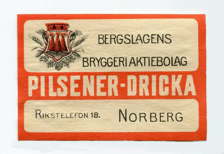 Norberg Bergslagens Bryggeri AB, Pilsener Dricka