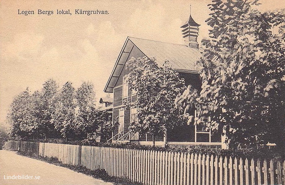 Norberg. Logen, Bergs lokal, Kärrgrufvan 1915