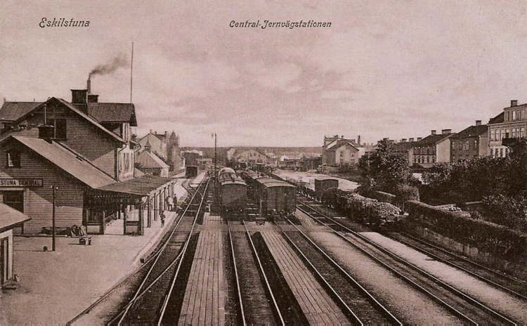 Eskilstuna Central Jernvägsstation 1907