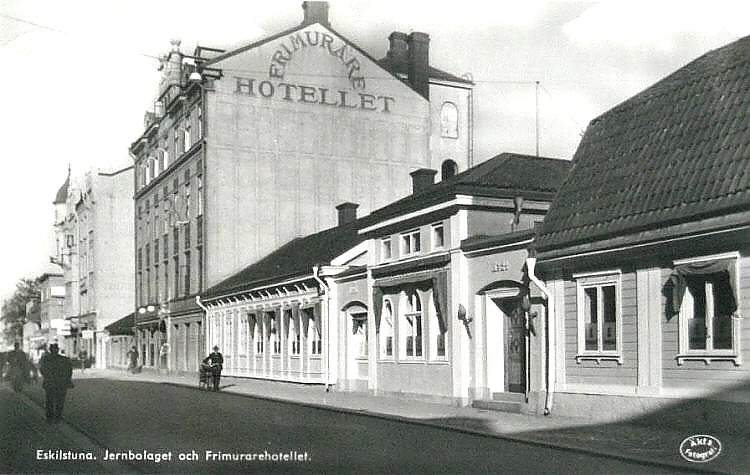 Eskilstuna Jernbolaget och Frimurarehotellet 1939