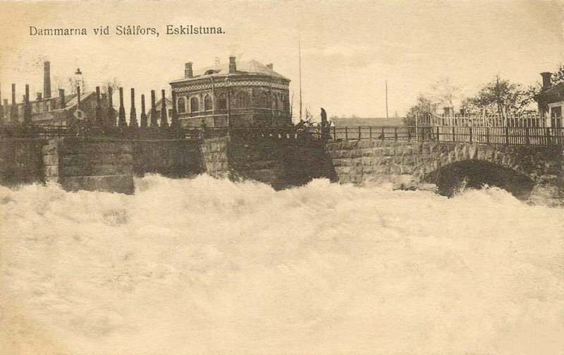 Eskilstuna, Dammarna vid Stålfors 1929