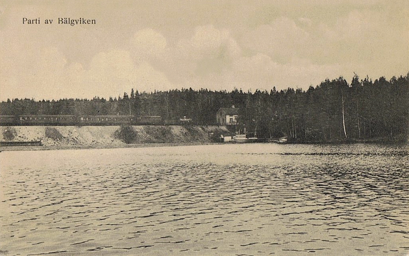 Eskilstuna, Parti av Bälgviken 1916