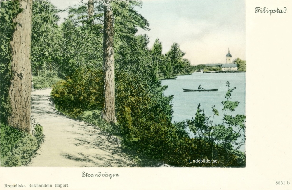 Strandvägen, Filipstad 1901