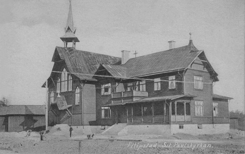 Filipstad, S T Paulskyrkan 1907