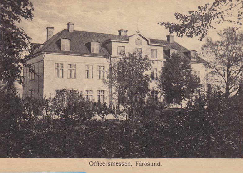 Officersmessen, Fårösund 1927