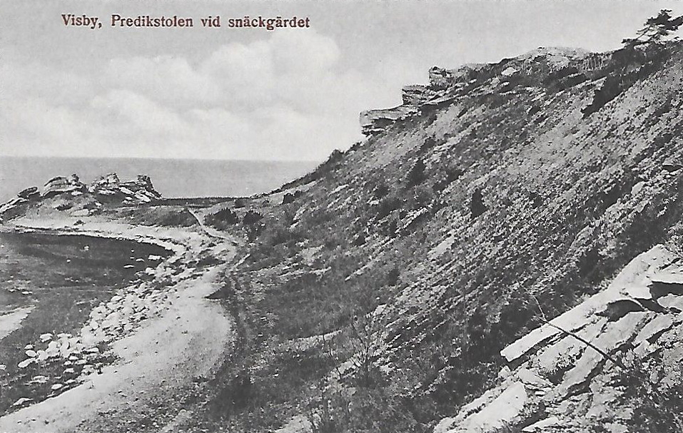 Gotland, Visby, Predikstolen vid Snäckgärdet