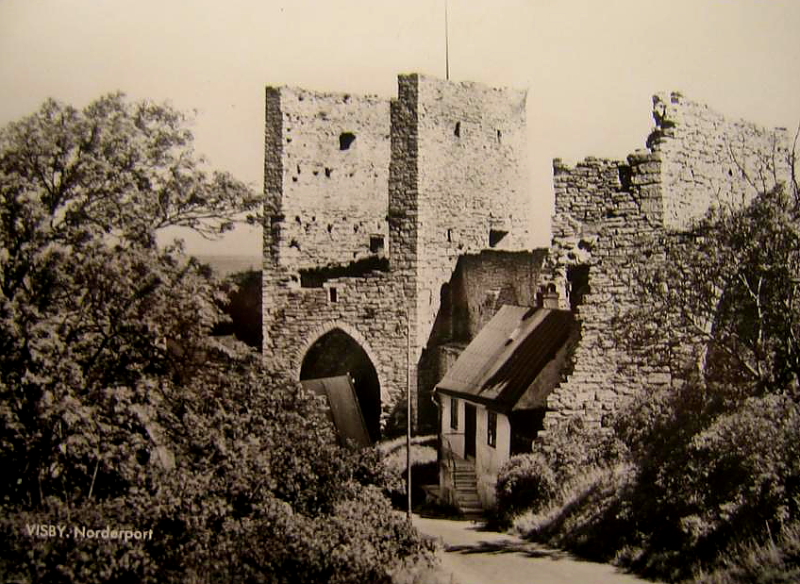Gotland, Visby Norderport  1955