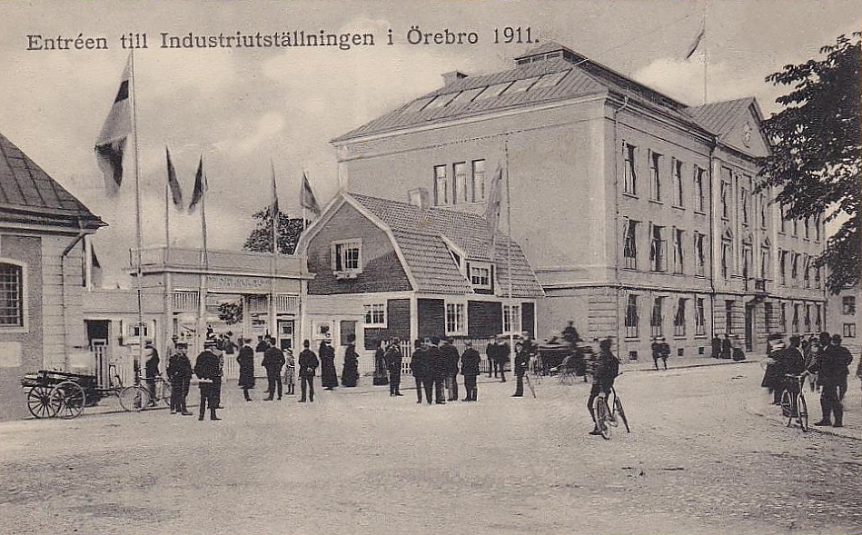 Örebro, entreen till Industriutställningen 1911