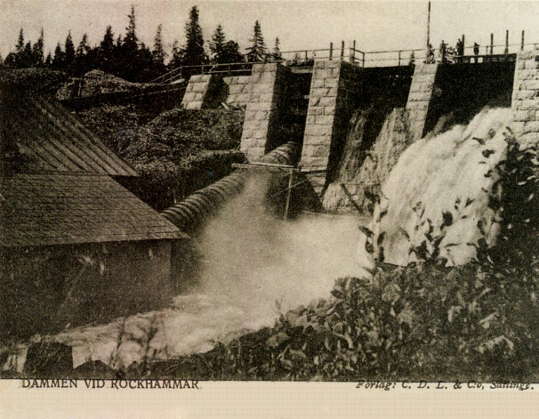 Dammen vid Rockhammar 1902