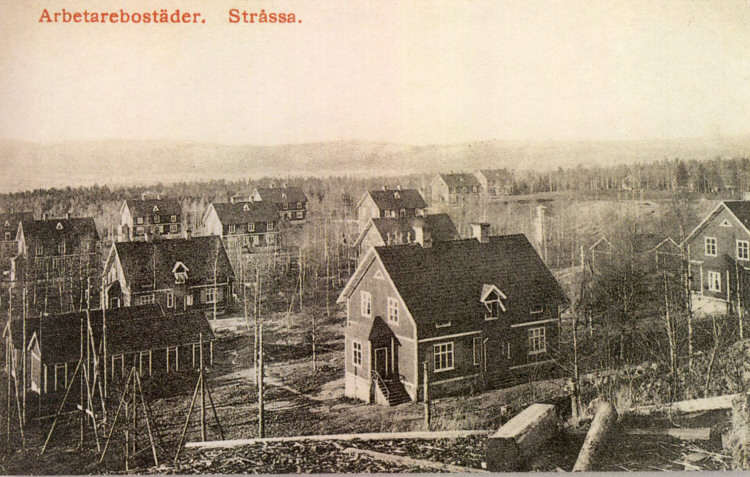 Stråssa Arbetarebostäder 1910