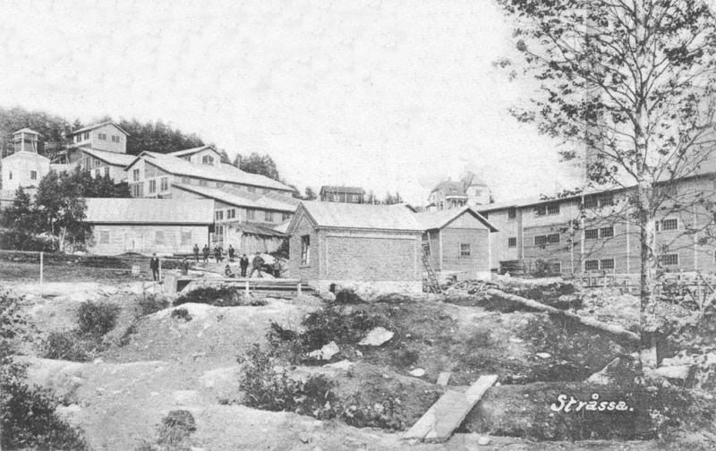 Stråssa Gruvbyggnader 1908