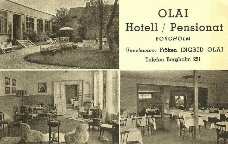 Öland, Borgholm Hotell Pensionat Olai