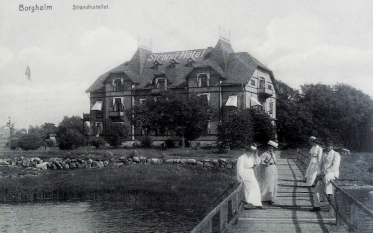 Öland, Borgholm Strandhotellet 1910