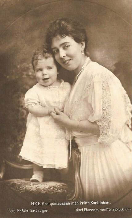 Karl Johan och mamma Margret 1920