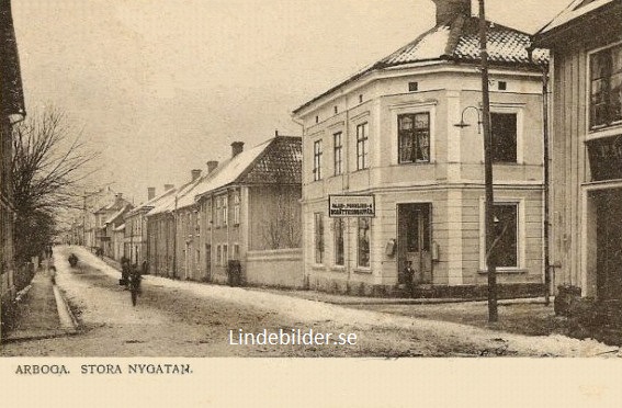 Arboga, Stora Nygatan 1904