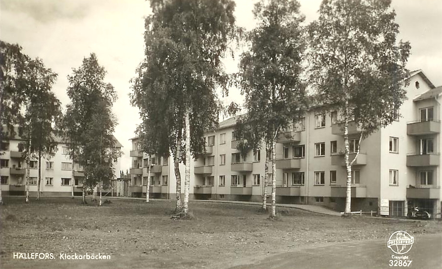 Hällefors, Klockarbäcken 1955