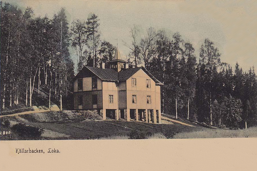 Hällefors, Källarbacken Loka 1906