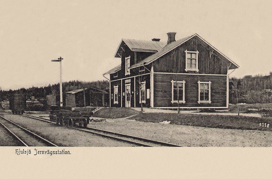 Hällefors, Hjulsjö Järnvägsstationen