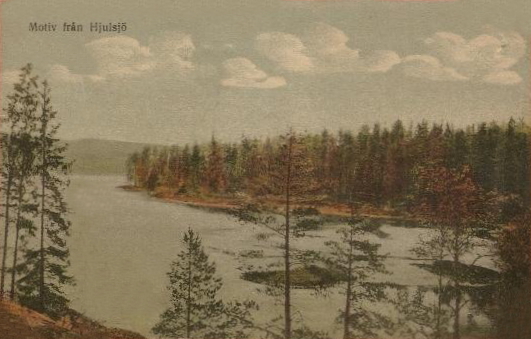 Hällefors, Motiv från Hjulsjö 1926