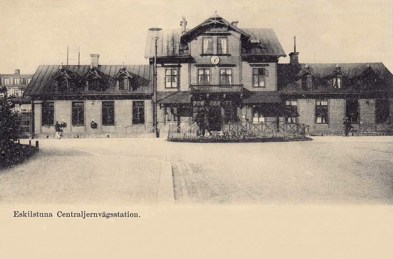 Eskilstuna Centraljärnvägsstationen 1902