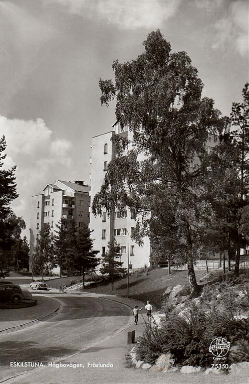 Eskilstuna, Fröslunda Högbovägen 1958