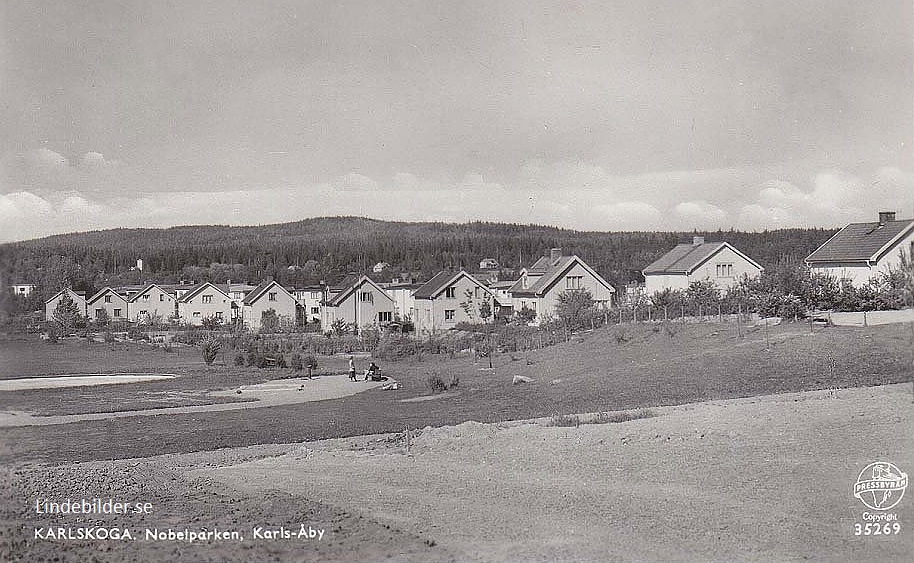 Karlskoga, Nobelparken, Karls-Åby 1952