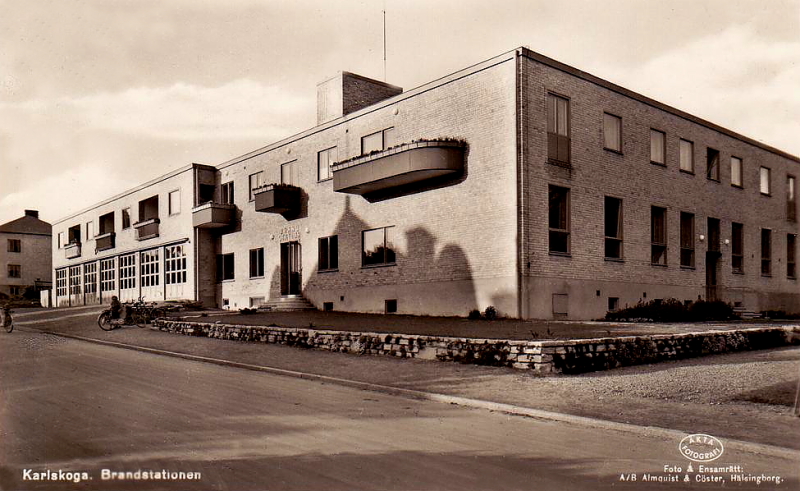 Karlskoga, Brandstation 1957