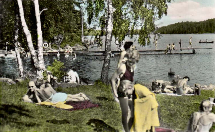 Karlskoga sjön Möckeln 1958