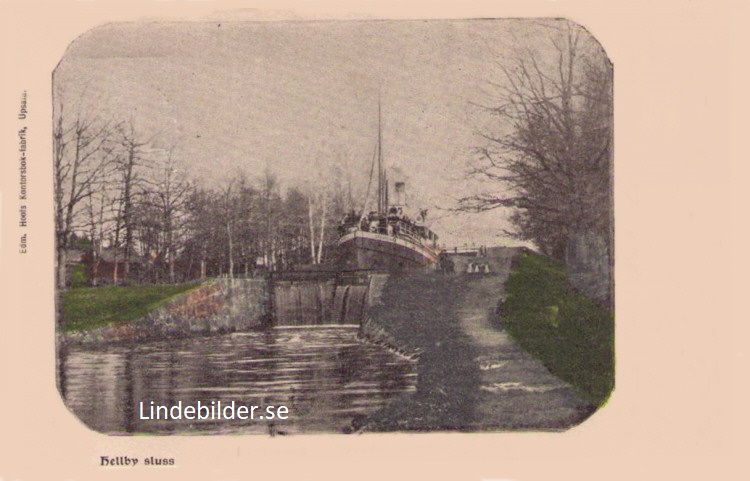 Arboga Hjälmare kanal , Hellby sluss1903