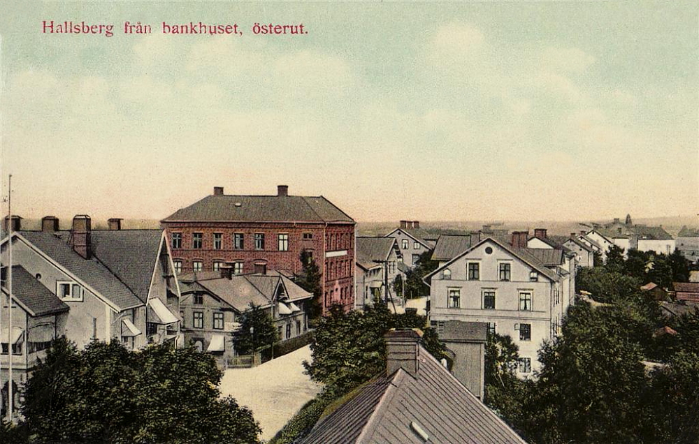 Hallsberg från Bankhuset, Österut 1914
