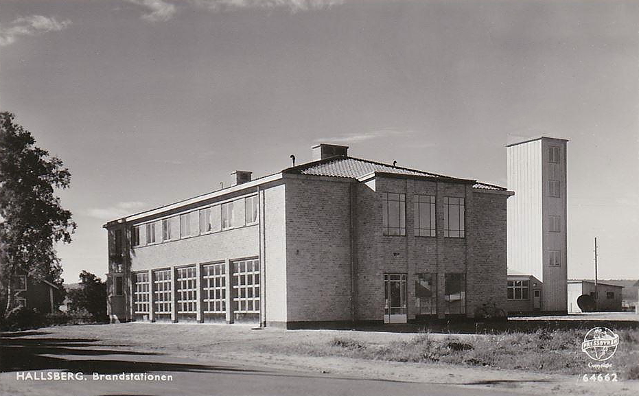 Hallsberg Brandstation 1968