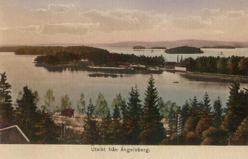 Fagersta, Utsikt från Ängelsberg 1926