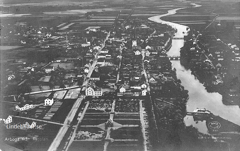 Arboga, Från Flygplan  1926