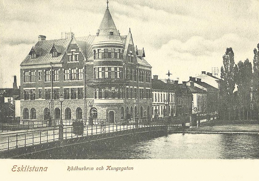 Eskilstuna, Rådhusbron och Kungsgatan