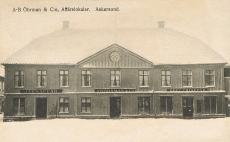 A-B Öhrman och Co, Affärslokaler, Askersund 1917