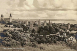 Gotland, Visby, Utsikt från Galgberget 1926
