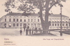 Köping, Lilla Torget med Telegrafstationen 1903