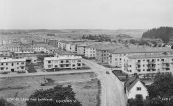 Köping, Utsikt från Kyrktornet 1957