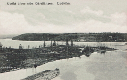 Utskt öfver sjön Gårdslången. Ludvika 1908