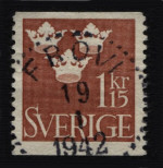 Frövi Frimärke 19/1 1942
