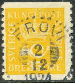 Frövi Frimärke 2/12 1924