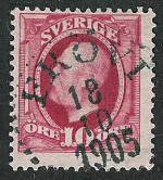 Frövi Frimärke 18/10 1905