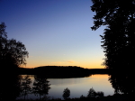 Lindesberg, Kvällsbild över sjön