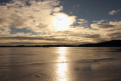 En solstråle över Lindesjön