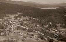 Borlänge, Flygfoto över Skenshyttan 1945