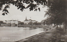 Karlstad, Utsikt från Älvgatan 1950