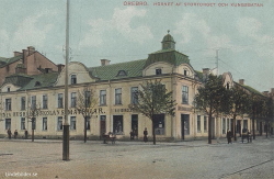 Örebro, Hörnet af Stortorget och Kungsgatan  1906