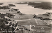 Flygfoto över Hållsviken, Västerljung 1949
