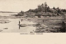 Kristinehamn, Saxholmen i Vänern, Värmland 1905