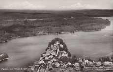 Kristinehamn, Flygfoto över Skogsvik, Björneborg 1946